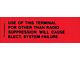 Voltage Regulator Radio Warning Tag - Mercury