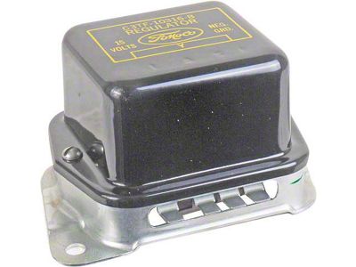Voltage Regulator - With A/C Or 45 Or 55 Amp Alternator - Ford