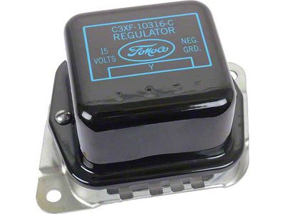 Voltage Regulator - Without A/C Or With 38 Or 42 Amp Alternator - Ford