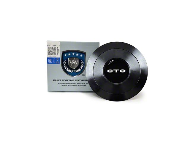 VSW S9 Premium Steering Wheel Horn Button with GTO Emblem; Black