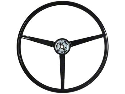 VSW OE Series 16-Inch Steering Wheel; Black (1964 Mustang)