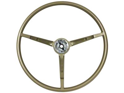 VSW OE Series 16-Inch Steering Wheel; Ivory Gold (1967 Mustang)