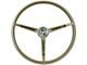 VSW OE Series 16-Inch Steering Wheel; Ivory Gold (1967 Mustang)