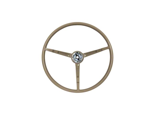 VSW OE Series 16-Inch Steering Wheel; Parchment (1967 Mustang)