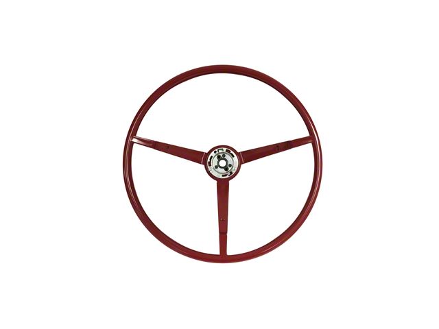 VSW OE Series 16-Inch Steering Wheel; Red (1965 Mustang)