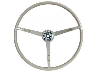 VSW OE Series 16-Inch Steering Wheel; White (1964 Mustang)