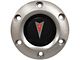 VSW S6 Standard Steering Wheel Horn Button with Red Arrow Emblem; Brushed
