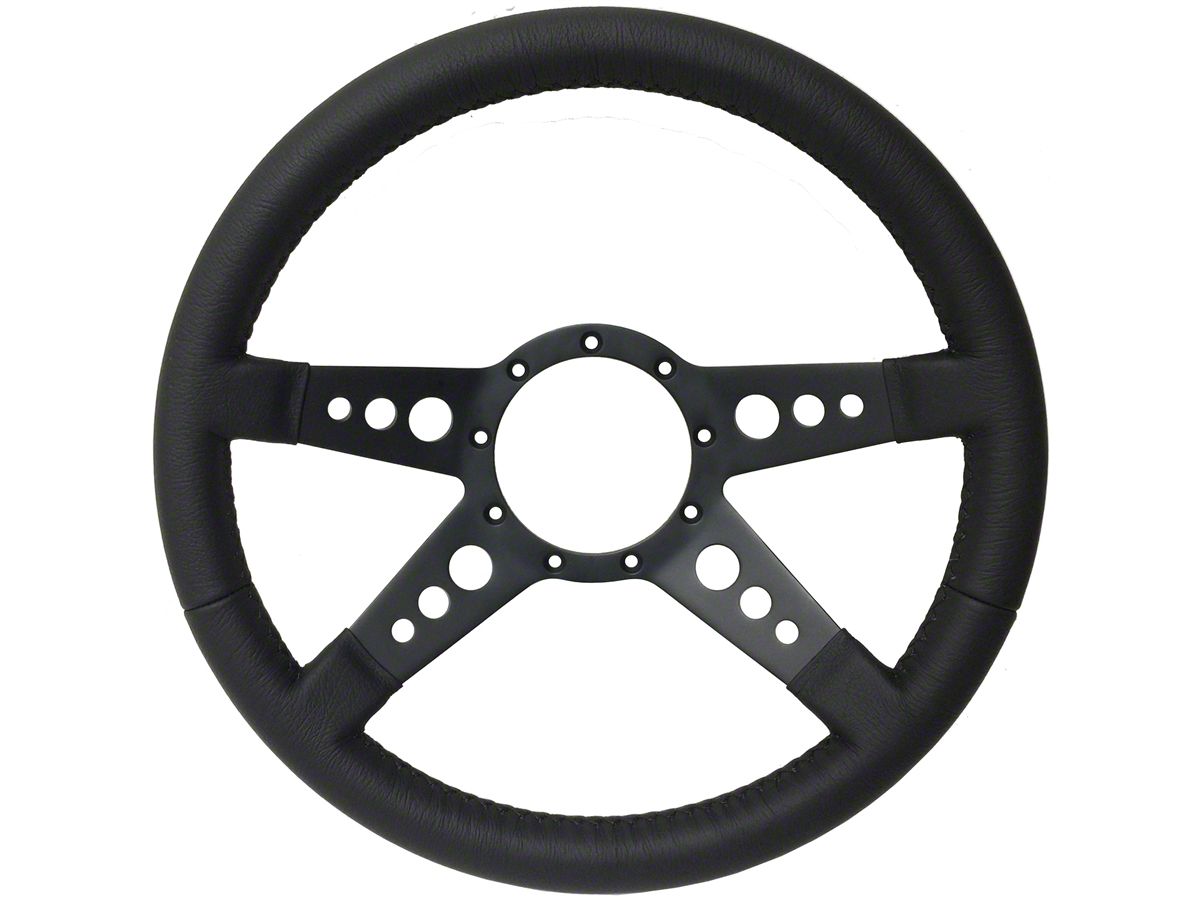 VSW Ecklers S9 Premium Leather Series 4-Spoke Hole 14-Inch Steering ...