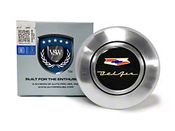 VSW OE Series Steering Wheel Horn Cap with Bel Air Emblem; Satin