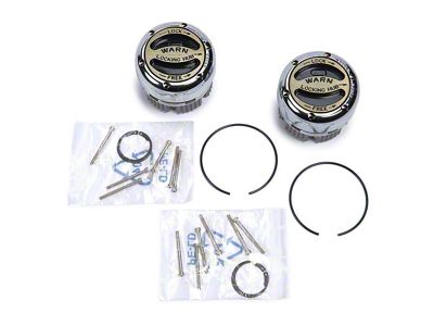 WARN Premium Manual Locking Hubs; 19-Spline (66-96 Bronco)