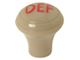 Water Heater Defroster Pull Knob - Tan-Gray - Some 46 & 41-48 Ford Super Deluxe