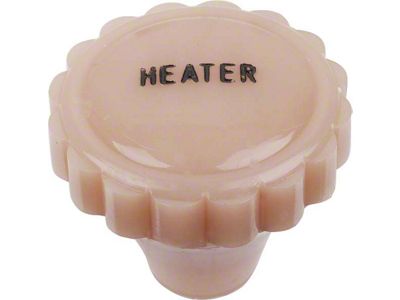 Water Heater Switch Knob - Ivory Pink - Ford Passenger