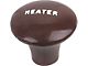 Water Heater Switch Knob - Red Brown - Ford Deluxe