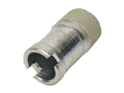 Wtr Pump Bypass Hse Fitting,1967-69 BB, 1969 Z28, Plated
