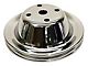 Water Pump Pulley, Small Block, Single Groove, Chrome, 1969-85
