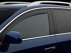 Weathertech Side Window Deflectors; Front; Dark Smoke (88-96 Bronco)