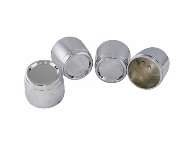 Wheel Cap Set, Chrome, For Corvette-Style Wheels