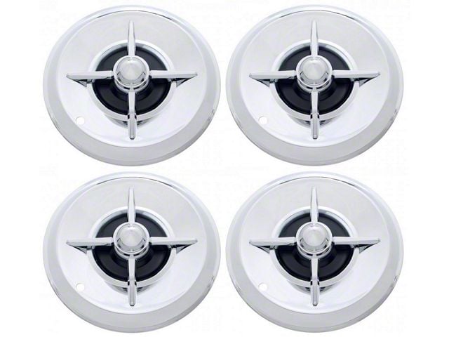 Wheel Covers, Lancer Style, Chrome, 14, 4 Pc Set