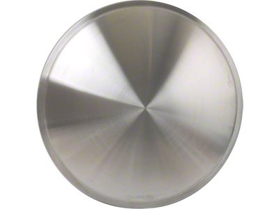 Wheel Cover Set Of Two, Full 'Moon' Style, Brushed AluminumLook Stainless, For 16 Steel Wheels
