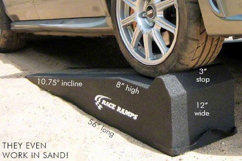 Ecklers 1-Piece Ramps; 10.80-Degree Approach Angle; 56-Inch
