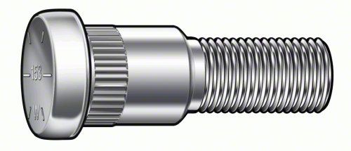 Ecklers 1/2-20 Serrated Wheel Studs; 0.625-Inch Knurl; 1-11