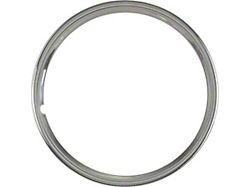 Wheel Trim Ring - Smooth Stainless Steel - 16 - Ford