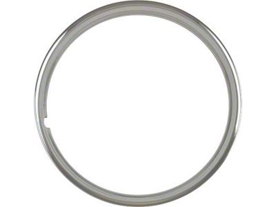 Wheel Trim Ring - Stainless Steel - 14 - Smooth - Ford