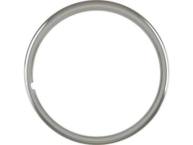 Wheel Trim Ring - Stainless Steel - 14 - Smooth - Ford