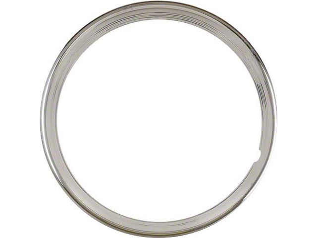 Ford 15 Ribbed Ss Trim Ring