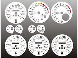 White Face Gauges Overlay,Chevrolet Camaro,1982..1989
