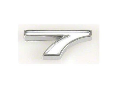 White Number 7 Emblem, Each