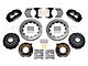 Wilwood Forged Narrow Superlite 4R Rear Big Brake Kit with 12.88-Inch Drilled and Slotted Rotors; Black Calipers (78-87 El Camino w/ 2.62-Inch Axle Offset)