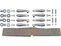 OPR Wind Wing Bracket Set - Die Cast - Chrome - 23 Pieces - Ford Open Car
