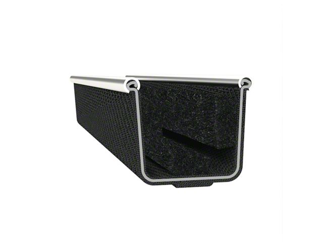 Window Channel - 60 inch - Stainless Steel Bead - With Pile And Felt Lining - Ford