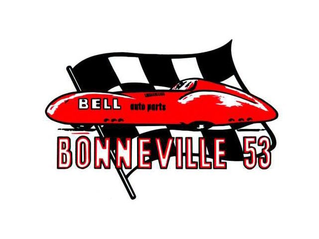 Window Decal, Bonneville Bell Auto Parts, 1953