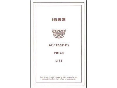 Window Decal - New Car Accessory Price List - Ford
