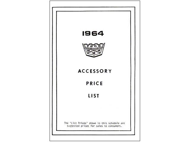 Window Decal - New Car Accessory Price List - Ford