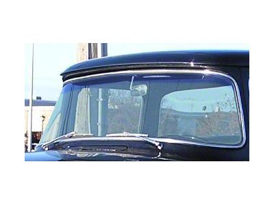 Windshield glass - 1956 Ford Truck, F-series - Green tint, with a blue shade across the top (F-series)