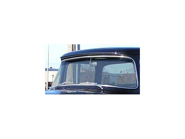 Windshield glass - 1956 Ford Truck, F-series - Light grey, with a dark grey shade across the top (F-series)