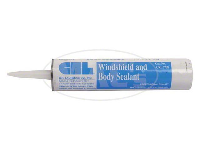 Windshield Glass and Body Sealant; Black