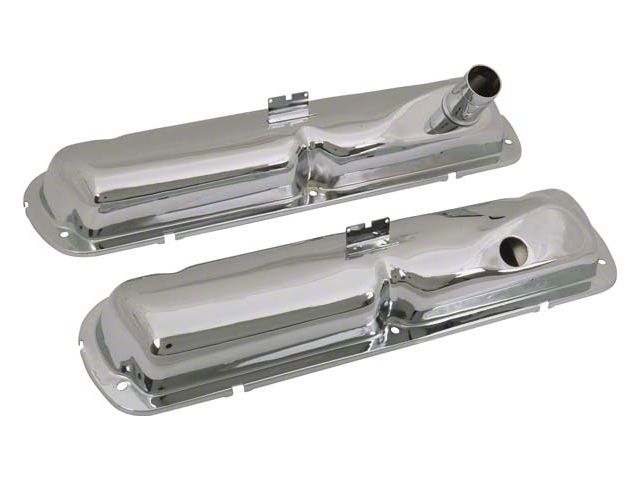 Windsor V8 Chrome Valve Covers - Original 289 HiPo Style