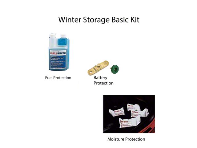 Winter Storage Protection Kit, Standard With Side Post Battery
