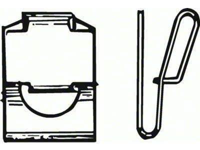 Wiper Trans Arm Clip (66-69 Comet; 66-70 Falcon)