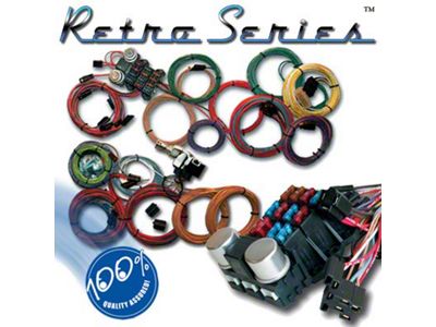 Wiring Kit, Complete, 12 Volt, Retro Series, Fairlane, Galaxie, Falcon, Ranchero, Torino, Meteor, Montego, Full Size Mercury, 1955-1979