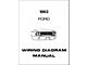Wiring Diagram Manual - 8 Pages - 12 Diagrams - Ford
