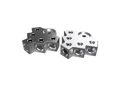 XS Power 600 Series Aluminum Terminal Blocks; 5 Wire; 1/0 AWG