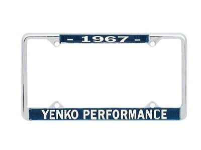 Yenko Performace License Frame, 1967