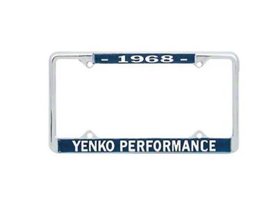 Yenko Performance License Frame, 1968