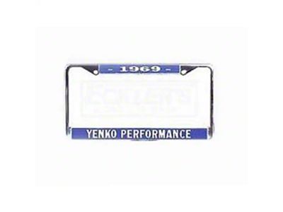Yenko Performance License Frame, 1969