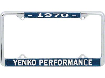 Yenko Performance License Frame, 1970